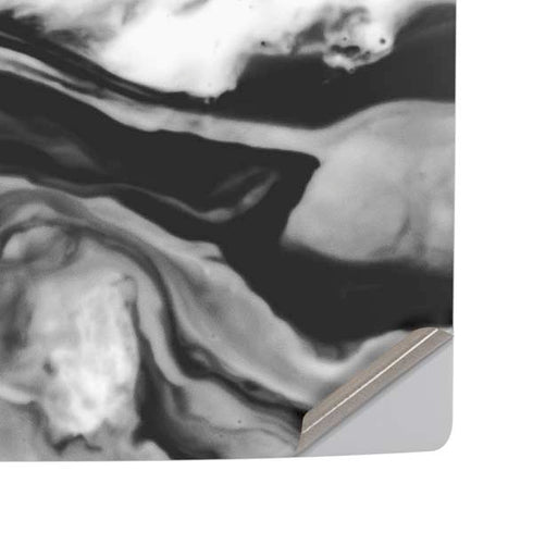 Black and White Marble Ink PS5 Pro Disk Console Skin