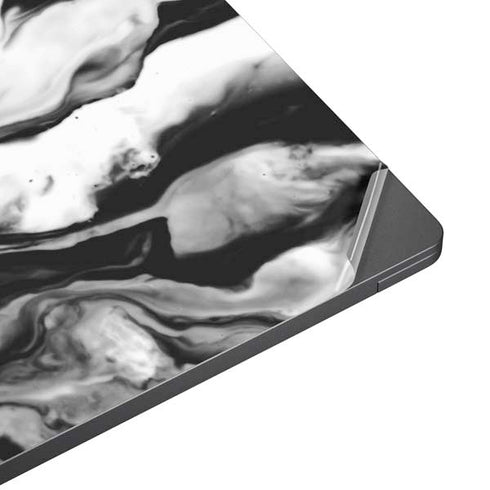 Black and White Marble Ink Surface Laptop 7 15in Skin