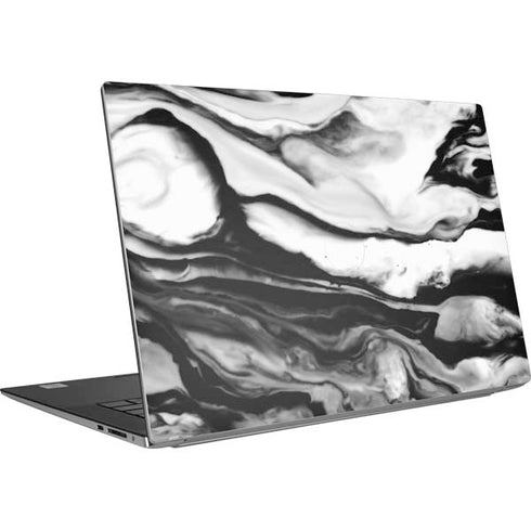 Black and White Marble Ink Dell XPS Skin
