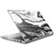 Black and White Marble Ink HP ZBook Fury 16 G10 Skin