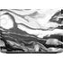 Black and White Marble Ink HP ZBook Fury 16 G10 Skin