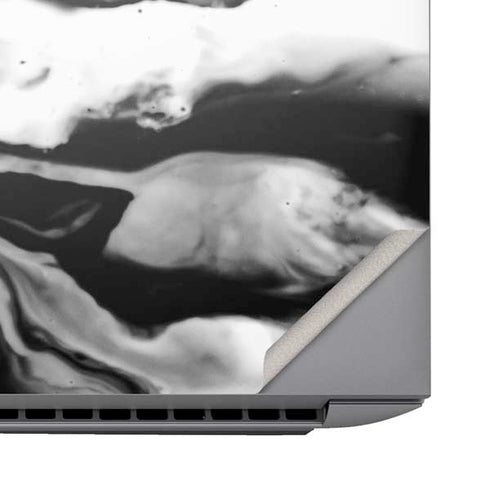 Black and White Marble Ink HP ZBook Fury 16 G10 Skin
