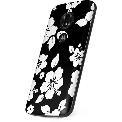 Black and White Moto E5 Play Skin