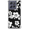Black and White Moto G 5G (2025) Clear Case