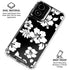 Black and White Moto G Power 5G (2024) Clear Case