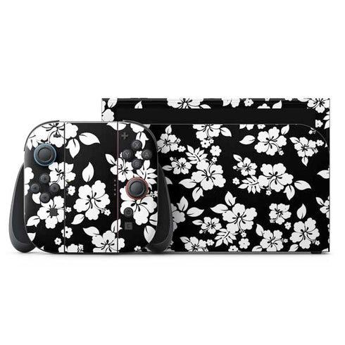 Black and White Nintendo Switch 2 (2025) with Joy-Con Skin