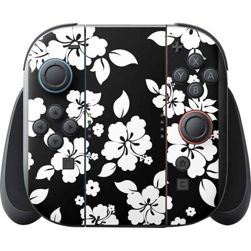 Black and White Nintendo Switch 2 (2025) with Joy-Con Skin