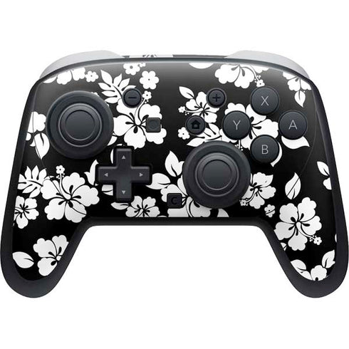 Black and White Nintendo Switch 2 (2025) Pro Controller Skin