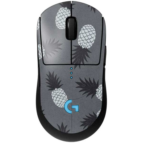 Black and White Pineapples G Pro Wireless Gaming Mouse Skin