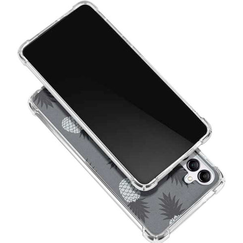 Black and White Pineapples Galaxy A16 5G Clear Case