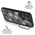 Black and White Pineapples Galaxy S24 FE Kickstand Case