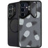 Black and White Pineapples Galaxy S26 Kickstand Case
