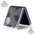 Black and White Pineapples Galaxy Z Flip6 Clear Case