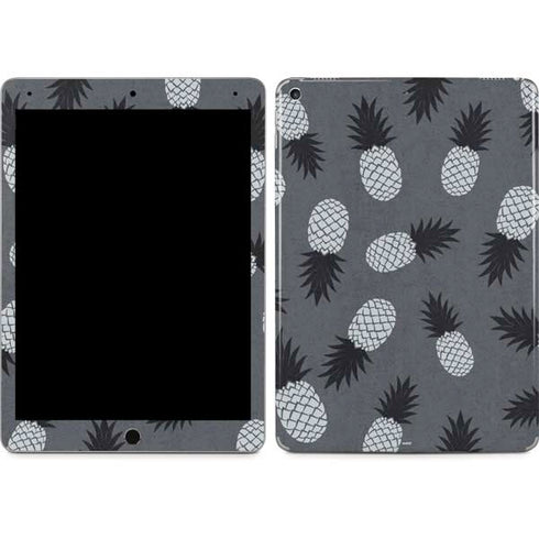 Black and White Pineapples iPad Skins