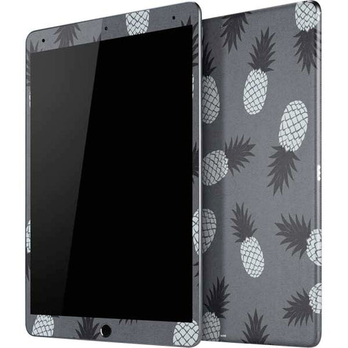 Black and White Pineapples iPad Skins