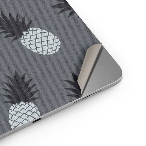 Black and White Pineapples Apple iPad Air Skin