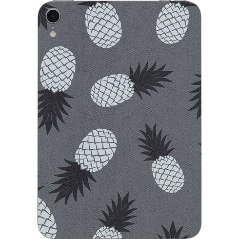 Black and White Pineapples Apple iPad Mini Skin