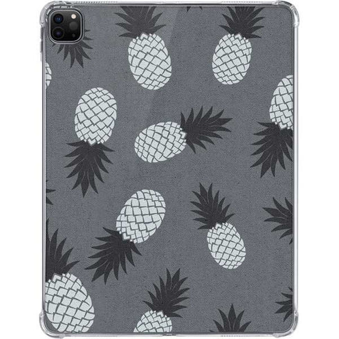 Black and White Pineapples iPad Pro 11in (2024) Clear Case
