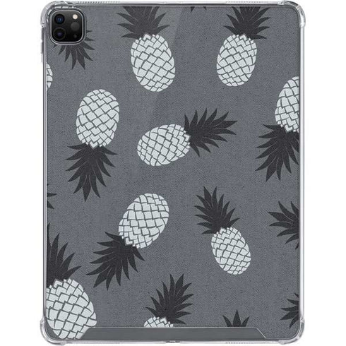 Black and White Pineapples iPad Cases