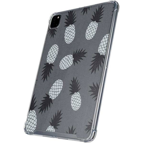 Black and White Pineapples iPad Cases