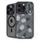 Black and White Pineapples iPhone 13 Pro Kickstand Case