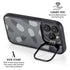 Black and White Pineapples iPhone 14 Pro Max Kickstand Case