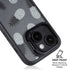 Black and White Pineapples iPhone 15 Plus Kickstand Case