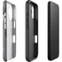 Black and White Pineapples iPhone 16 Impact Case