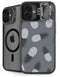 Black and White Pineapples iPhone 16 Kickstand Case