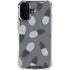 Black and White Pineapples iPhone 16 Plus Clear Case