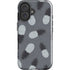 Black and White Pineapples iPhone 16 Plus Impact Case