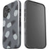 Black and White Pineapples iPhone 16 Plus Impact Case