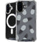 Black and White Pineapples iPhone 16 Plus MagSafe Case