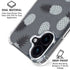 Black and White Pineapples iPhone 16 Plus MagSafe Case