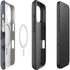 Black and White Pineapples iPhone 16 Plus Magsafe Impact Case