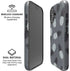 Black and White Pineapples iPhone 16 Plus Magsafe Impact Case