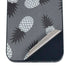 Black and White Pineapples iPhone 16 Skin