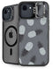 Black and White Pineapples iPhone 16e Kickstand Case