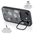 Black and White Pineapples iPhone 16e Kickstand Case