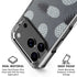 Black and White Pineapples iPhone 18 Pro Clear Case