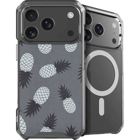 Black and White Pineapples iPhone 18 Pro Max MagSafe Case
