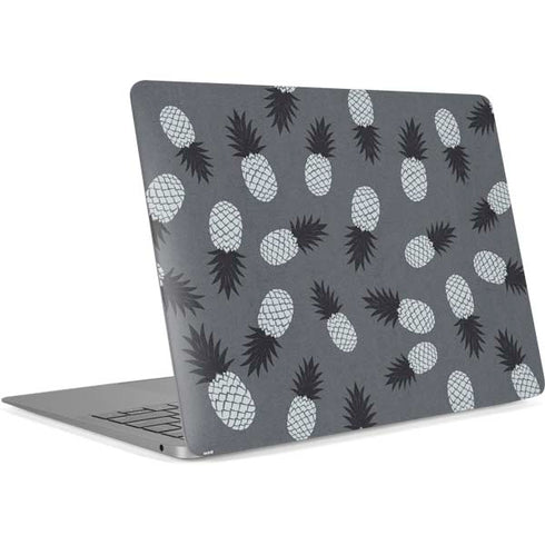 Black and White Pineapples Apple MacBook Air Skin