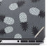 Black and White Pineapples Dell Precision Skin