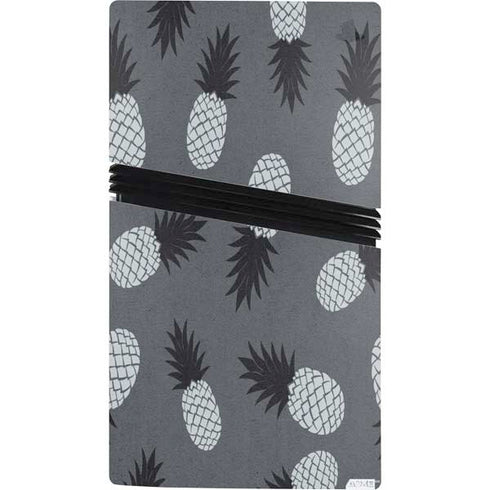 Black and White Pineapples PS5 Pro Bundle Skin