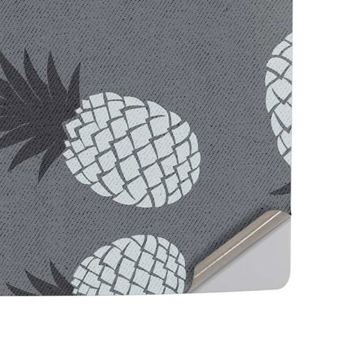 Black and White Pineapples PS5 Pro Disk Console Skin