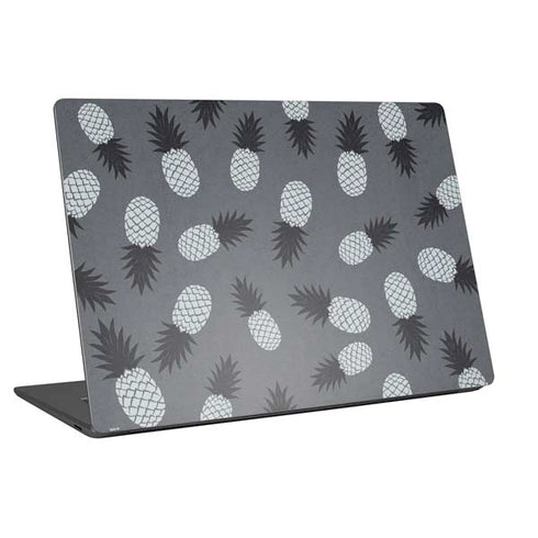 Black and White Pineapples Laptop Skins