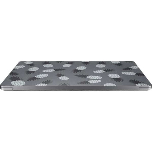 Black and White Pineapples Laptop Skins