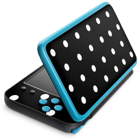 Black and White Polka Dots Nintendo Skins