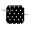Black and White Polka Dots 85W Power Adapter (15 and 17 inch MacBook Pro Charger) Skin
