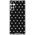Black and White Polka Dots Gabb Phone 4 Clear Case
